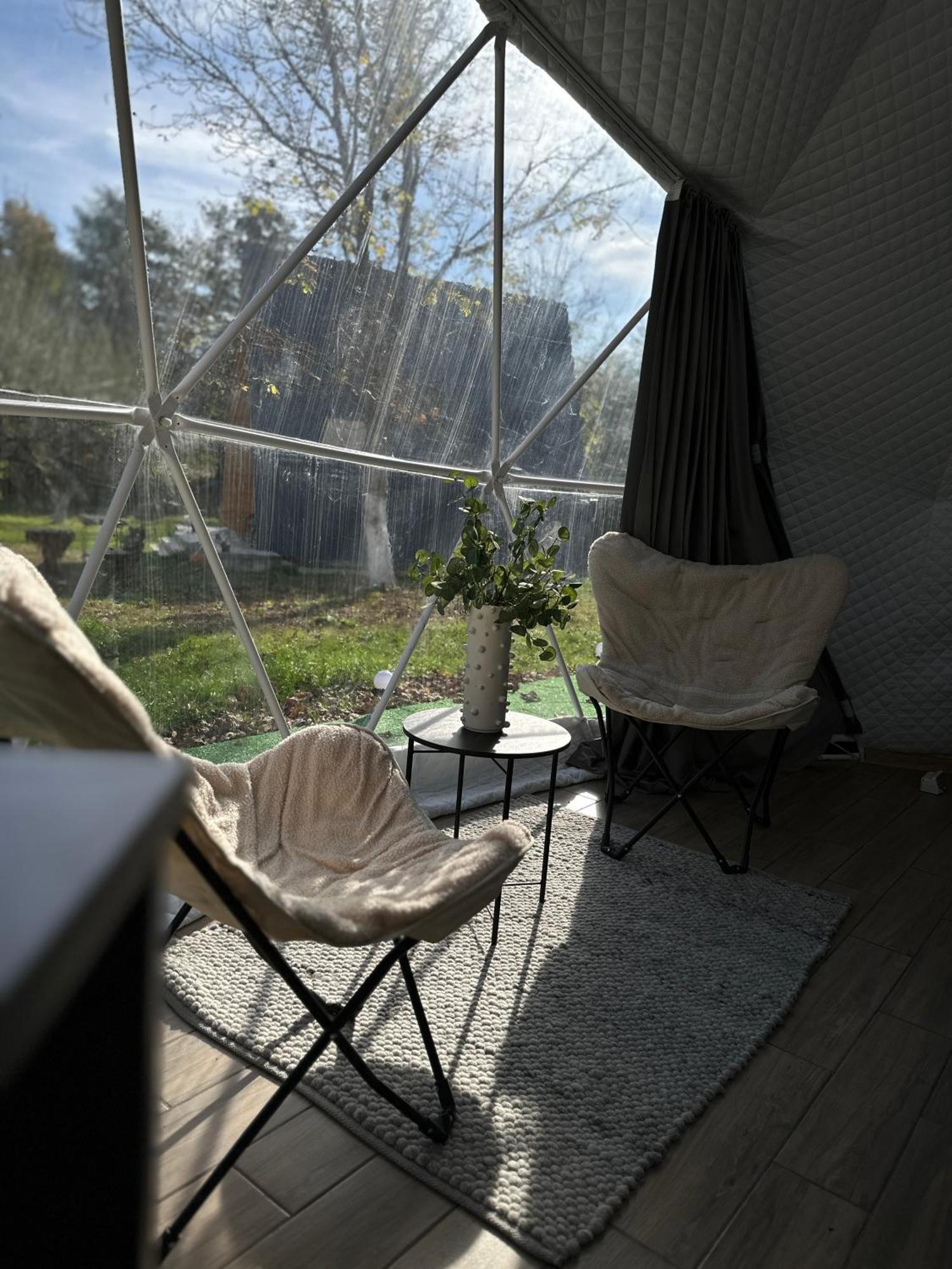 The Frog Glamping Hotel Horezu Exterior photo